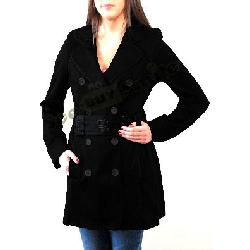 Gorgeous Jane Norman Fully Lined Cotton Coat Black Image