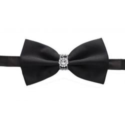 Black Glitz Bow Tie. Image